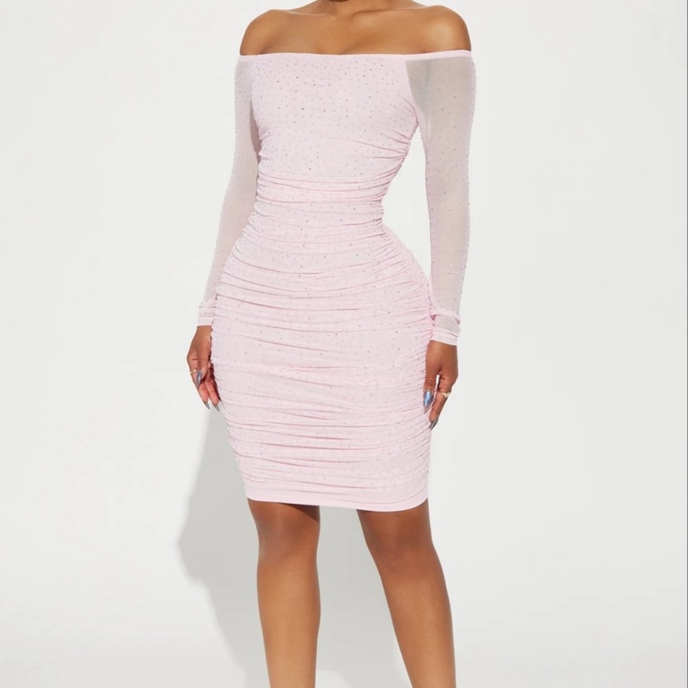 Midi rhinestone dress 💖